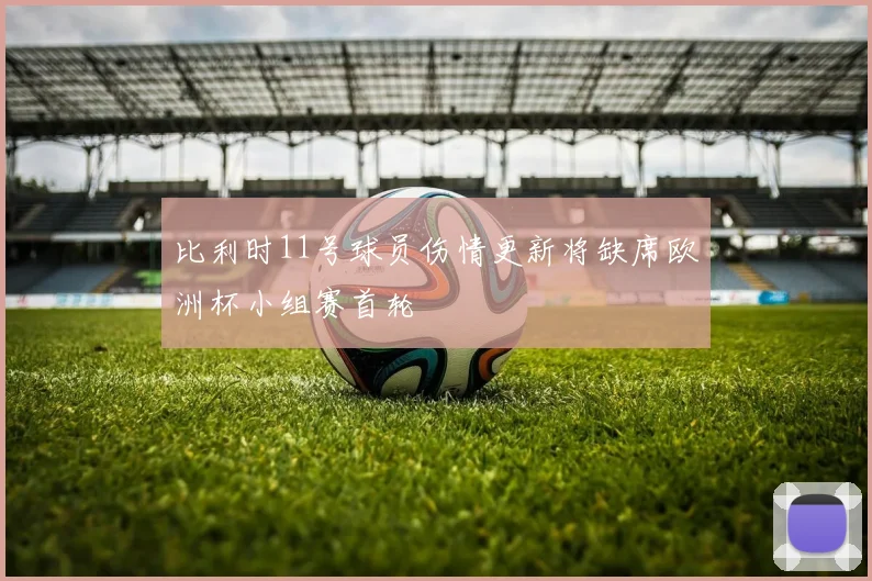 比利时11号球员伤情更新将缺席欧洲杯小组赛首轮